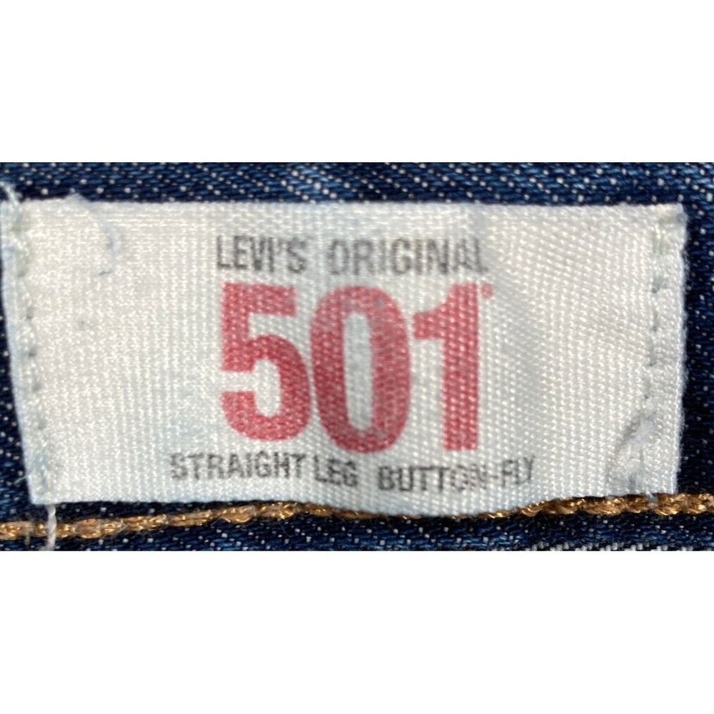 Levi's 501 Jeans Men's 38x30 Blue Original Button Fly Straight Western Rodeo - Picture 12 of 16
